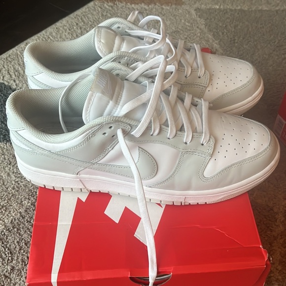 Nike dunk low photon dust mens 10 womens 11.5 - Picture 4 of 6